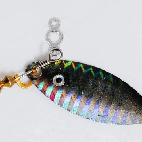 SOLUSTRE 20 Pçs Clipes De Pesca De Metal Acessório De Pesca Ao Livre Clipes De Pesca Portátil