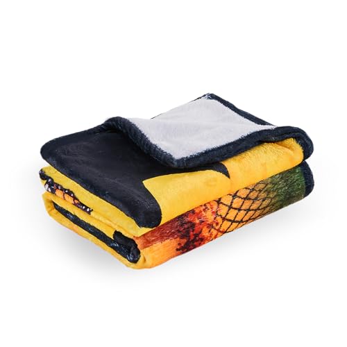 Yoyicu Sunflower Butterfly Blanket Soft Warm Lightweight Cozy Plush Throw Blanket Bed Couch Sofa Office Decor 50 Inchx60 Inch Gifts For Women… thumb #6