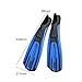 Fancyes Snorkel Fins Diving Fins Travel Adults Professional Comfortable Swimming Flippers Swim for Lap Swimming Underwater Outdoor, XL