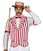 Forum Novelties Barbershop Quartet Vest, Red/White