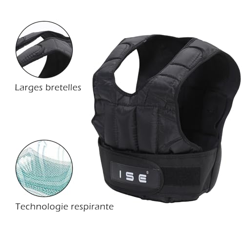 Veste lestée pour musculation afin de progresser rapidement sans haltères encombrants