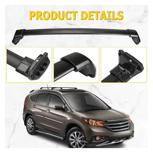 Accesorios coche 2 barras transversales baca techo aerodinámicas para CRV 4