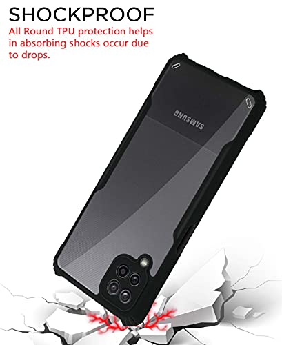 Image of Pikkme Samsung Galaxy F62 / M62 Back Cover Shockproof Bumper Clear Transparent Case for Samsung Galaxy F62 / M62