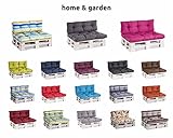 Palettenkissen Palettenauflagen Sitzkissen Rückenlehne Gesteppt - 5