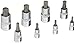 Sunex 9719 Triple Square Bit Socket Set, 8-Piece