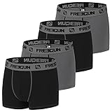 Suavidad: Tacto suave FREEGUN Calzoncillo Ropa Interior Chico Algodón Uni (Juego de 4)