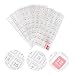 NUOBESTY 2sets Self-Adhesive Calendar Index Tabs for Monthly Planning Decorative Reminder Stickers for Notebooks Organizers and Journals Easy Application Practical Design for Daily Tracking