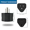 Conntek 14101 15A to TT-30R RV Plug Adapter , Black #1