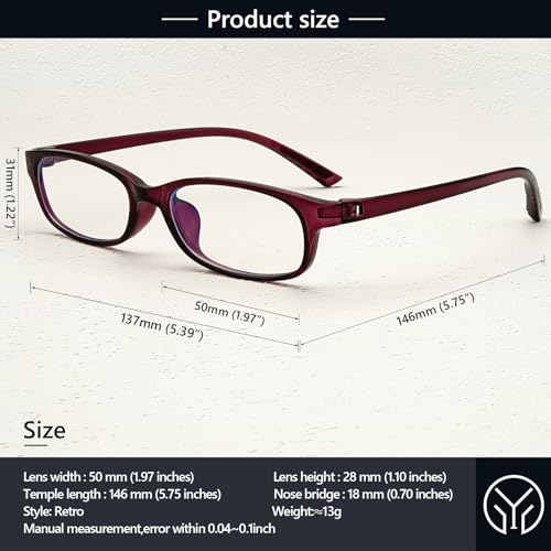 Image of Trendy Rectangular Glasses for Women Men Narrow Square Blue Light Blocking Fake Eyewear Y2K Cosplay Glasses
