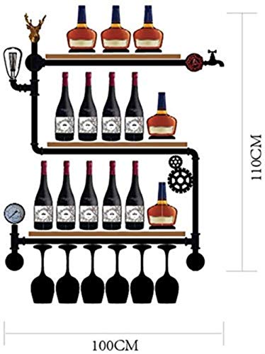 Rangement bouteille de vin mural pour désencombrer plan de travail - 3