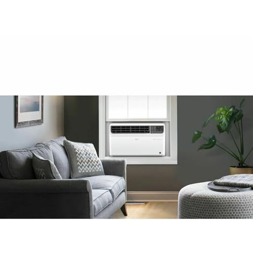 Image of LG 10,000 BTU Smart Window Air Conditioner, 115V, Cools 450 Sq. Ft. for Bedroom, Living Room, Apartment, Dual Inverter, Quiet Operation, Energy Star, works with LG ThinQ, Amazon Alexa and Hey Google