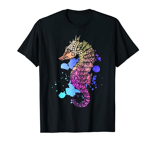 Acuarelas I Acuarela I Animales marinos I Caballito de mar Camiseta