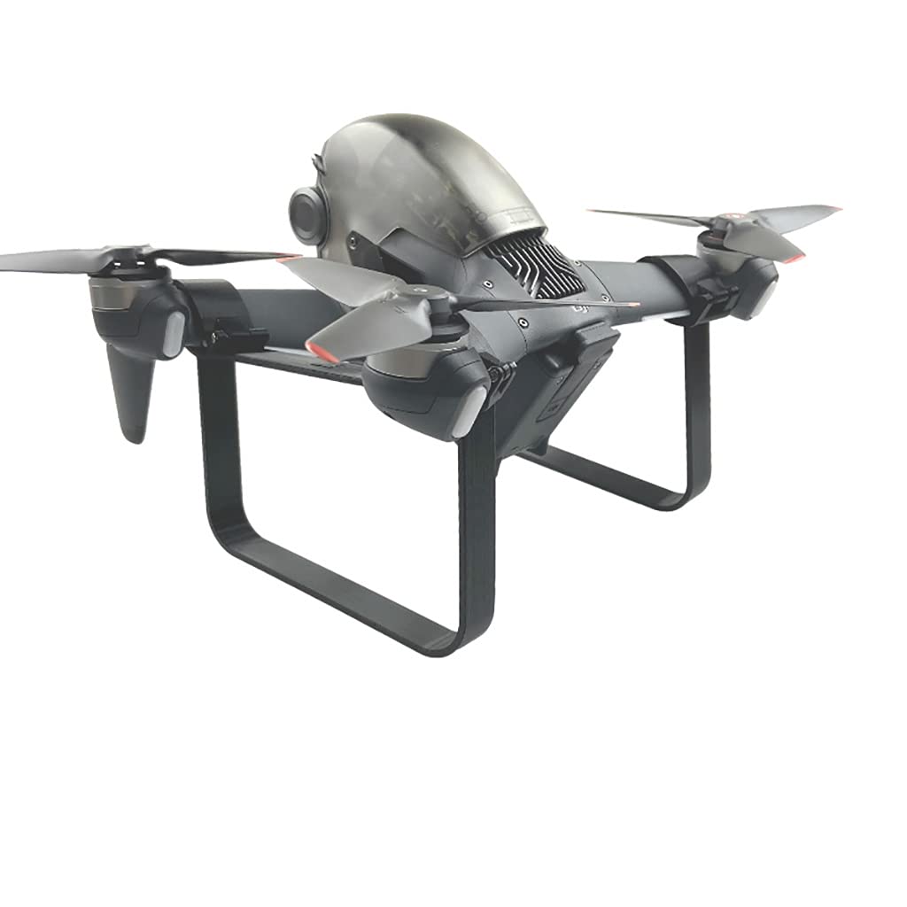 EVTSCAN Gamba Carrello Pieghevole Per DJI FPV – Prolunga Altezza A Sgancio Rapido, In ABS, 30mm Di Alzata - 2