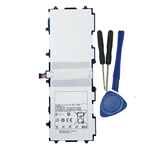 Tesurty Replacement Battery for Galaxy Tab 2 10.1 Inch Gt-n8010 Gt-n8013 Gt-p5113 Sch-i905 Tablet with Tools