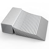 SILATU Welding Coupons - 24PCS 2×6 inch Aluminum Welding Kit, 11 Gauge Welding Training Metal Plate