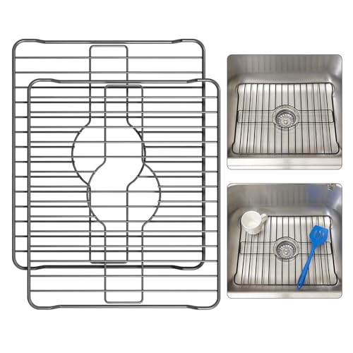 Protector para fregadero de cocina Better Houseware 12x10.25x1 pulgadas negro 2 pack