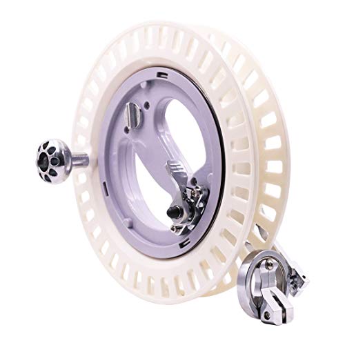 9KM DWLIFE 10.6  Brake System Kite Line Winder Reel Ball Bearing Single Line Kites (White)