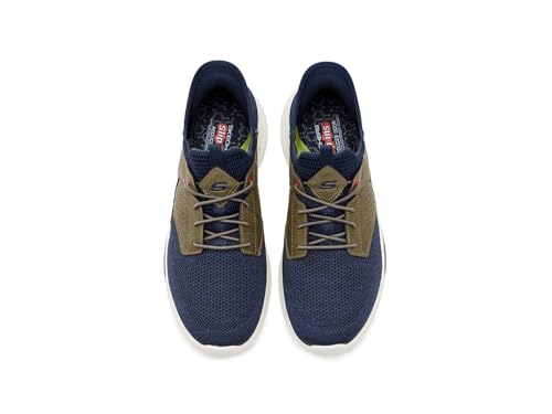 Image of Skechers Men's Slade - Caster | Casual, Slip-ins, Relaxed Fit, Air-Cooled Memory Foam, Goga Mat Arch