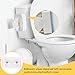 Yakucho Bathroom Wet Wipe Dispenser - Suction-Mounted Flushable Wipes Holder,Refillable, Keeps Wipes Moist, Tool-Free Installation,Compact & Space-Saving for Small Bathrooms Toilet Wipes Storage