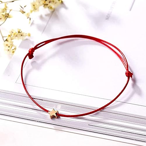 8 Stück Stern Freundschaftsarmband, Stern Seil Armbänder, Paar Armband, Filigranes Stern Armband, Gewebtes Stern Armband, Größenverstellbar Stern Armband für Frauen Mädchen, Für Gute Freunde, Kinder