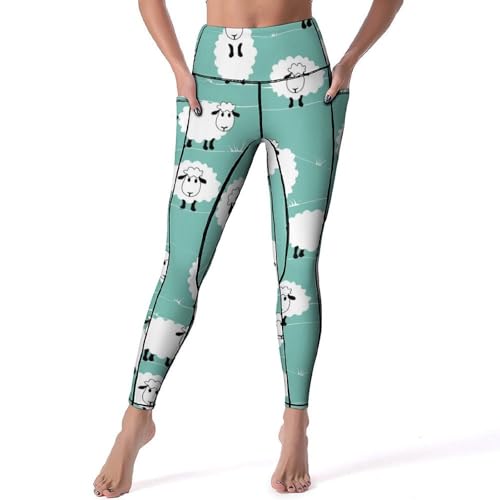 Legging femmes blanc pantalon de sport anti glisse pour le yoga