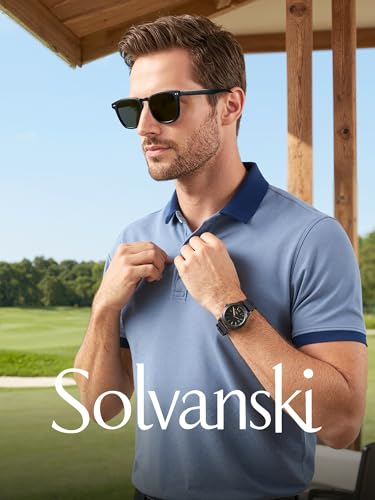 Retro Mens Sunglasses Polarized Classic Square Keyhole Metal Copper Needle Acetate Glasses2