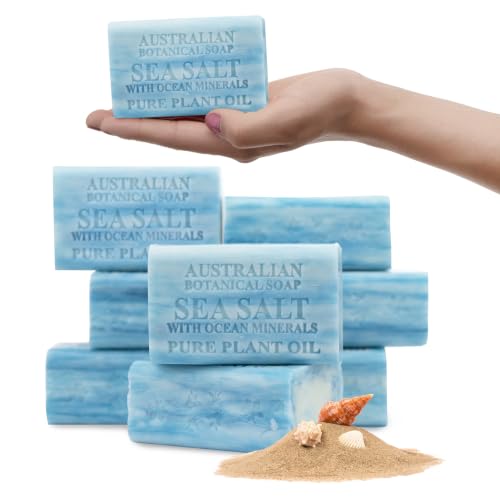 Australian Botanical Soap with Sea Salt & Shea Butter (8-Pack)