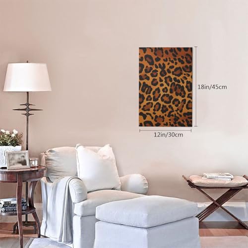 Impression sur toile léopard HD 30x45 cm décoration murale de salon - 4