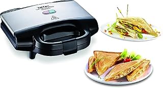 Tefal SM 1552 Ultracompact Opiekacz do Kanapek, Metal, 700 W, Srebrny/Czarny
