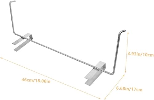Miniatura 4 de 3 piezas de acero inoxidable para colmena, marco de peine de colmena, estantes de almacenamiento de herramientas, soporte de almacenamiento de