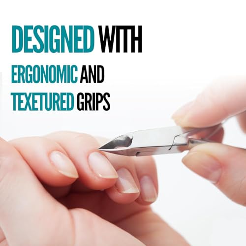 THR3E STROKES Trim Cuticle Nipper - Professional Stainless Steel Cuticle Remover/Trimmer for Pedicure, Manicure Tool for Toenails and Fingernails, Nail Care Professional Quality - Image 3
