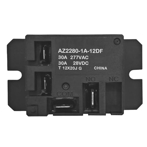 Image of 93849 Water Heater Relay Kit (2-Pack) - 12VDC 30A SPST Replacement for RV DSI Water Heaters - Compatible with AZ2280-1A-12D, Use for Whirlpool EET171ETWR0, GEQ9858JQ0 et