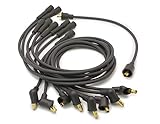 PerTronix 708104 Flame-Thrower Black Custom Fit Spark Plug Wire for 8 Cylinder Ford