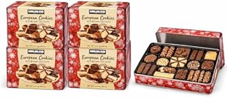 European Cookies LIMITED EDITITON Kirkland Signature with Belgian Chocolate, 49.4 Ounce, 4 Pack