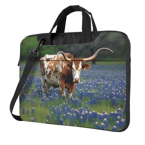 Housse ordinateur portable antichoc Bluebonnet Longhorn aux finitions soignées de qualité