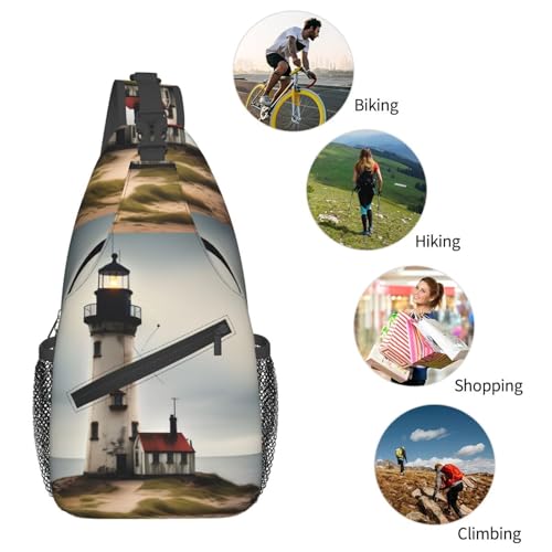 Bolso bandolera de viaje estilo Old Lighthouse miniatura 6