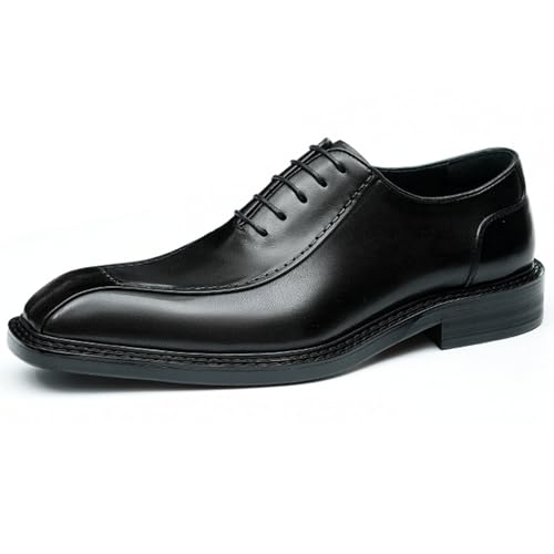 Men's Dress Shoes - Minimalist Cap Toe Oxford in Genuine Leather | Sleek Dress Shoes for Business 96135