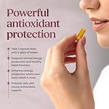 CoQ10 100 mg – Ubiquinone for Heart Health, Energy & Antioxidant Support – High Absorption Coenzyme Q10 Supplement – 60 Vegan Capsules – Made in UK - Image 3