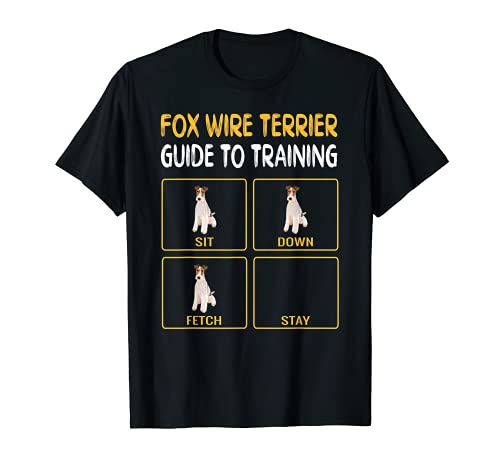 Guide Du Fox Terrier À Poil Dur Chien L'Entraînement T-Shirt Cover