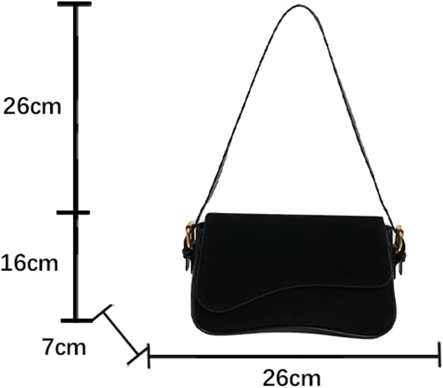 Women’s Suede Hobo Shoulder Bag Retro Winter Fall Tote Handbags 2024 Crossbody Bag Underarm Bags for Travel Work