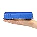 Evemodel 2pcs HO Scale High-Side Gondola Car 1:87 Railway Wagons Rollong Stock Container Carriage 1:87 Freight Car (Blue)