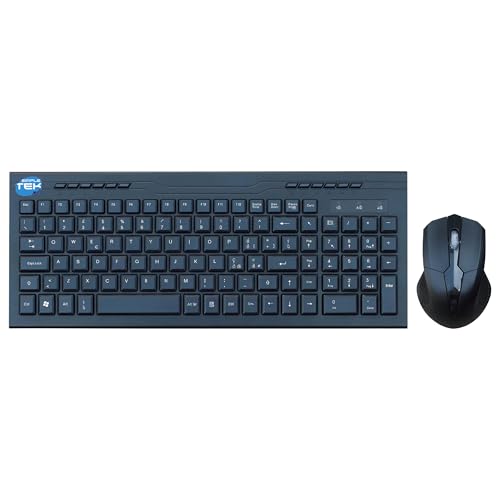 Kit teclado y ratón inalámbricos con receptor nano USB para trabajar con total comodidad