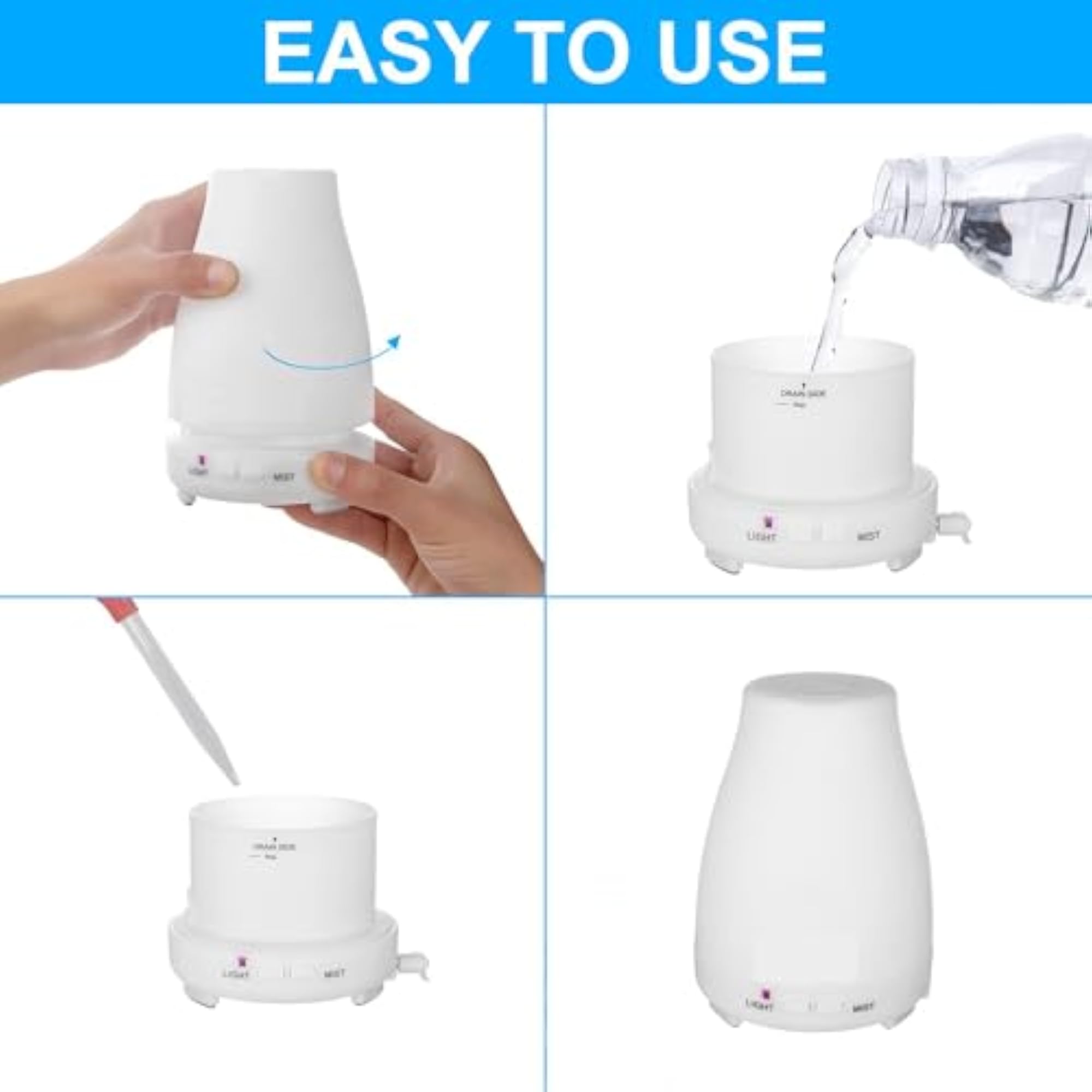 Plastic Aromatherapy Diffuser for Home & Office