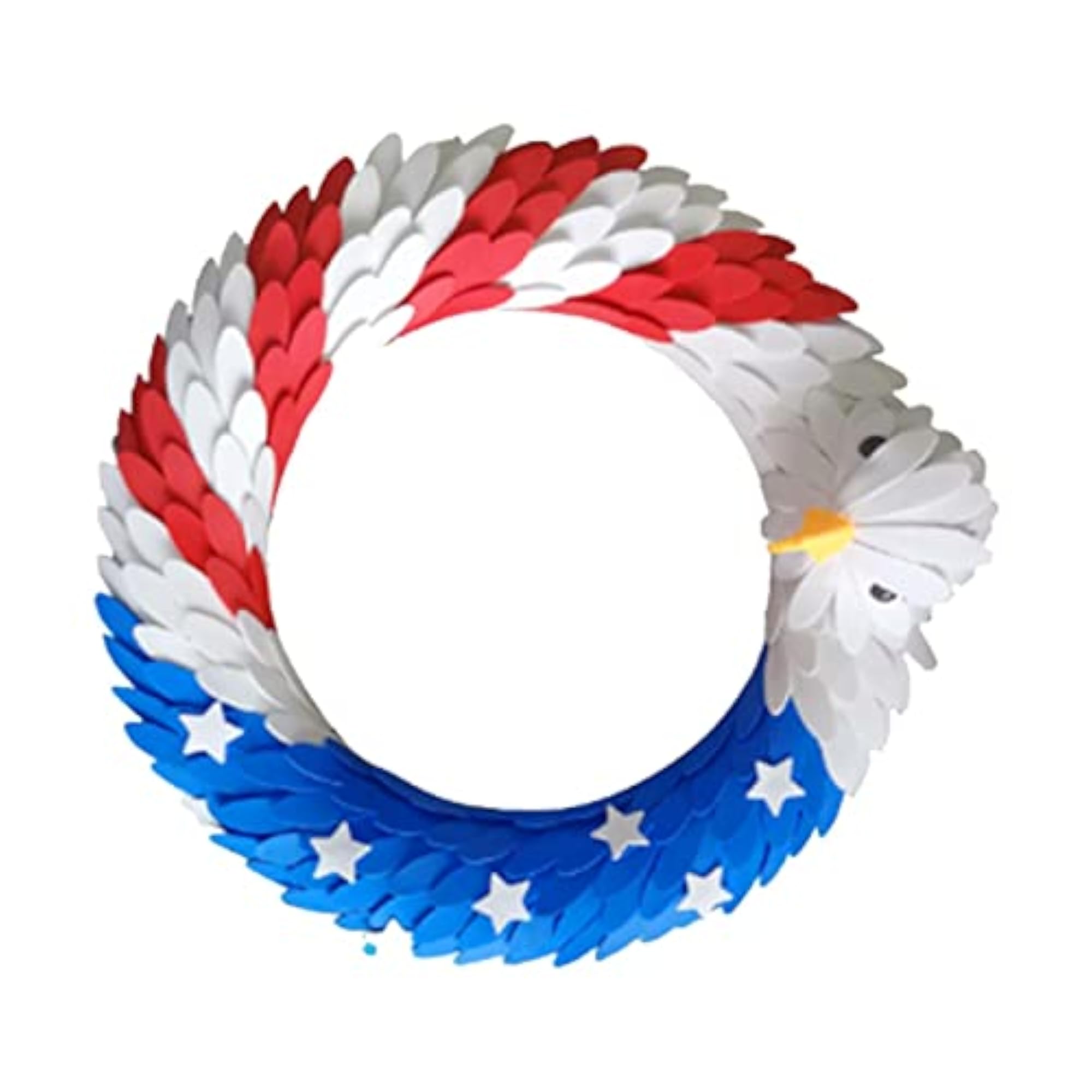 American Eagle Wreath for Holiday Window and Garden Decor