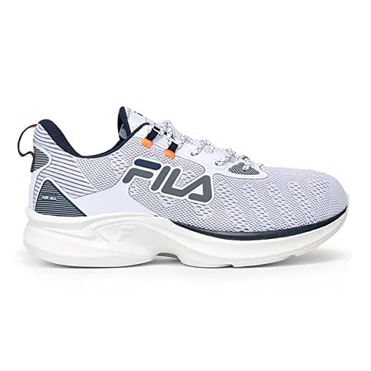 Tênis Fila Racer For All, Masculino, Branco/Marinho/Laranja, 41
