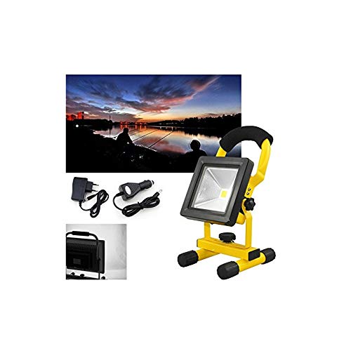 Preisvergleich Produktbild VINGO® 10W Akku LED Baustrahler Tablette Arbeitsleuchte Flutlicht Scheinwerfer Tragbare Beleuchtung Kaltweiß Outdoor