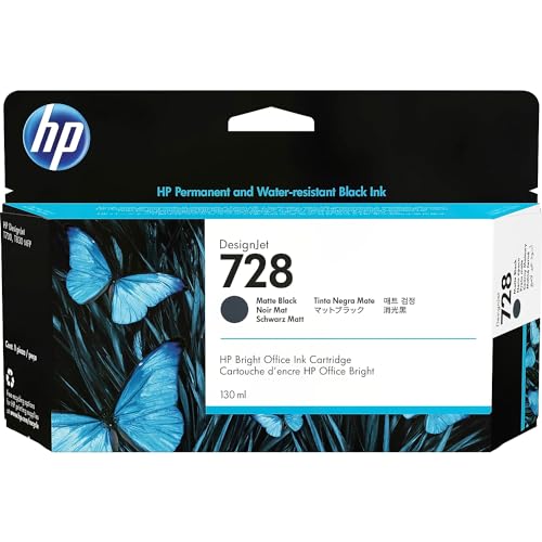 HP 728 130-ML Matte Black