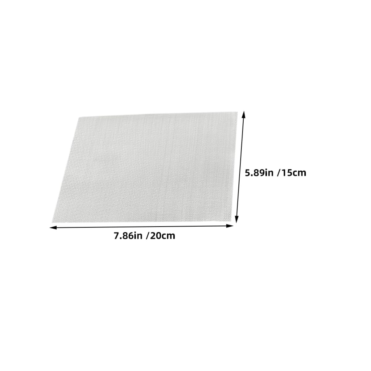 Unomor 4pcs Aluminum Wire Mesh Stainless Steel Mesh Metal Mesh Wire Mesh Screen Stainless Steel Silver