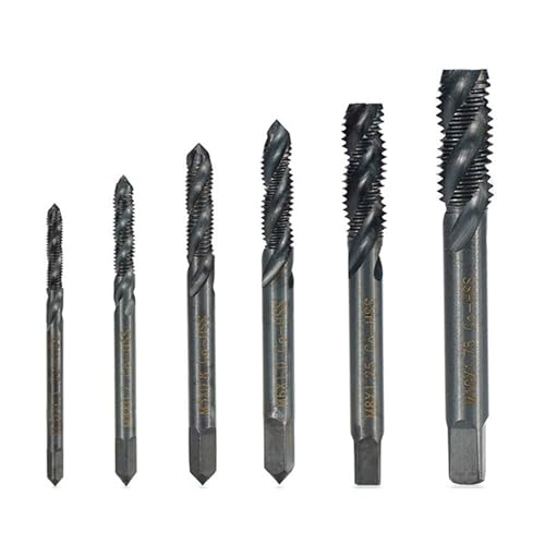 Taraud machine M4 x 0.7 à goujure hélicoïdale en acier HSS pour filetage métrique