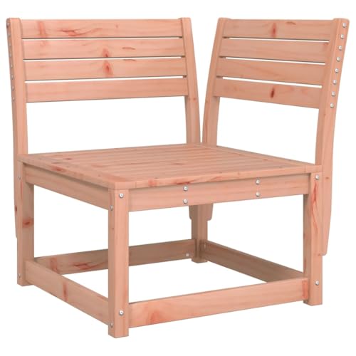 vidaXL Garten Ecksofa, Gartensofa Modular mit Latten-Design, Outdoor Sofa mit Rückenlehne, Holzsofa Gartenmöbel Gartengarnitur, Massivholz Douglasie
